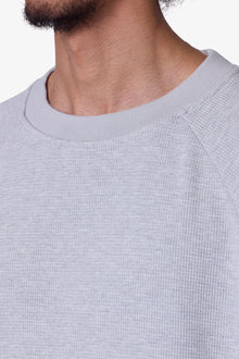 Washed Thermal L x S Tee | Heather Grey