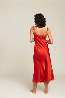 Sonata Silk Slip | Scarlet