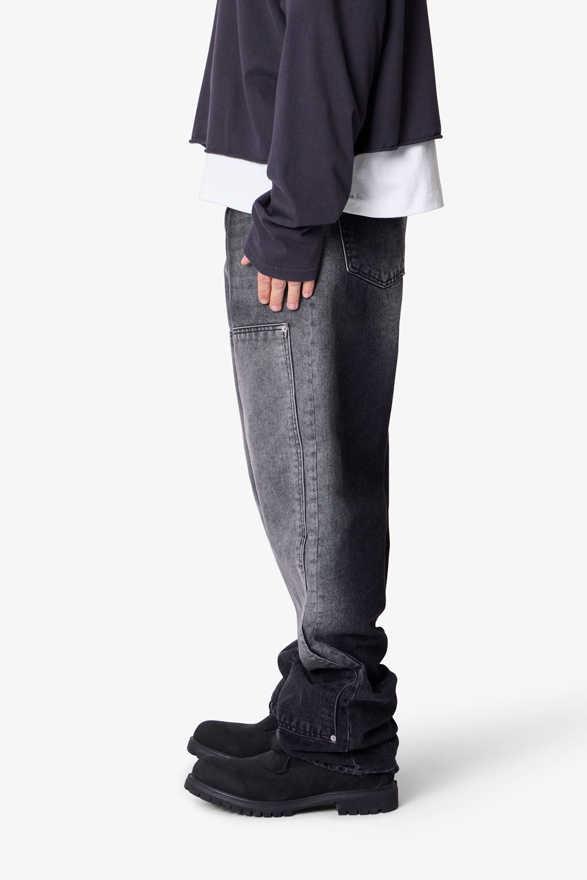 West Double Knee Denim | Black