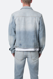 Western Crosshatch Trucker Jacket | Blue