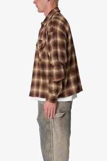 Western Flannel Shirt | Brown