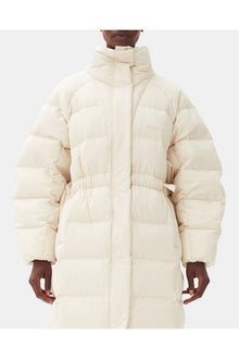 White Tech Puffer Coat | Tofu