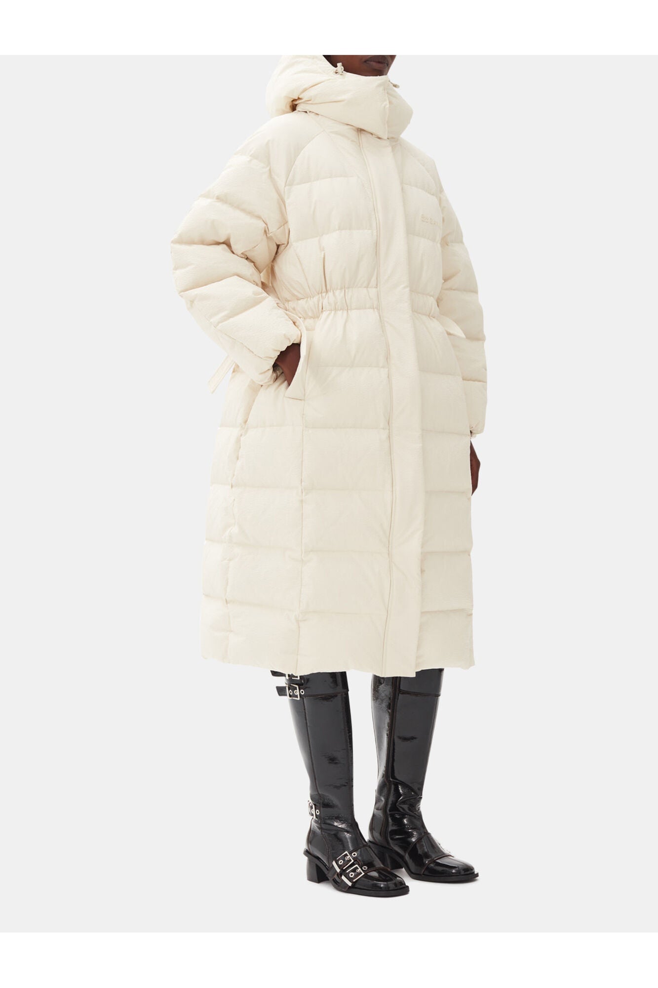White Tech Puffer Coat | Tofu