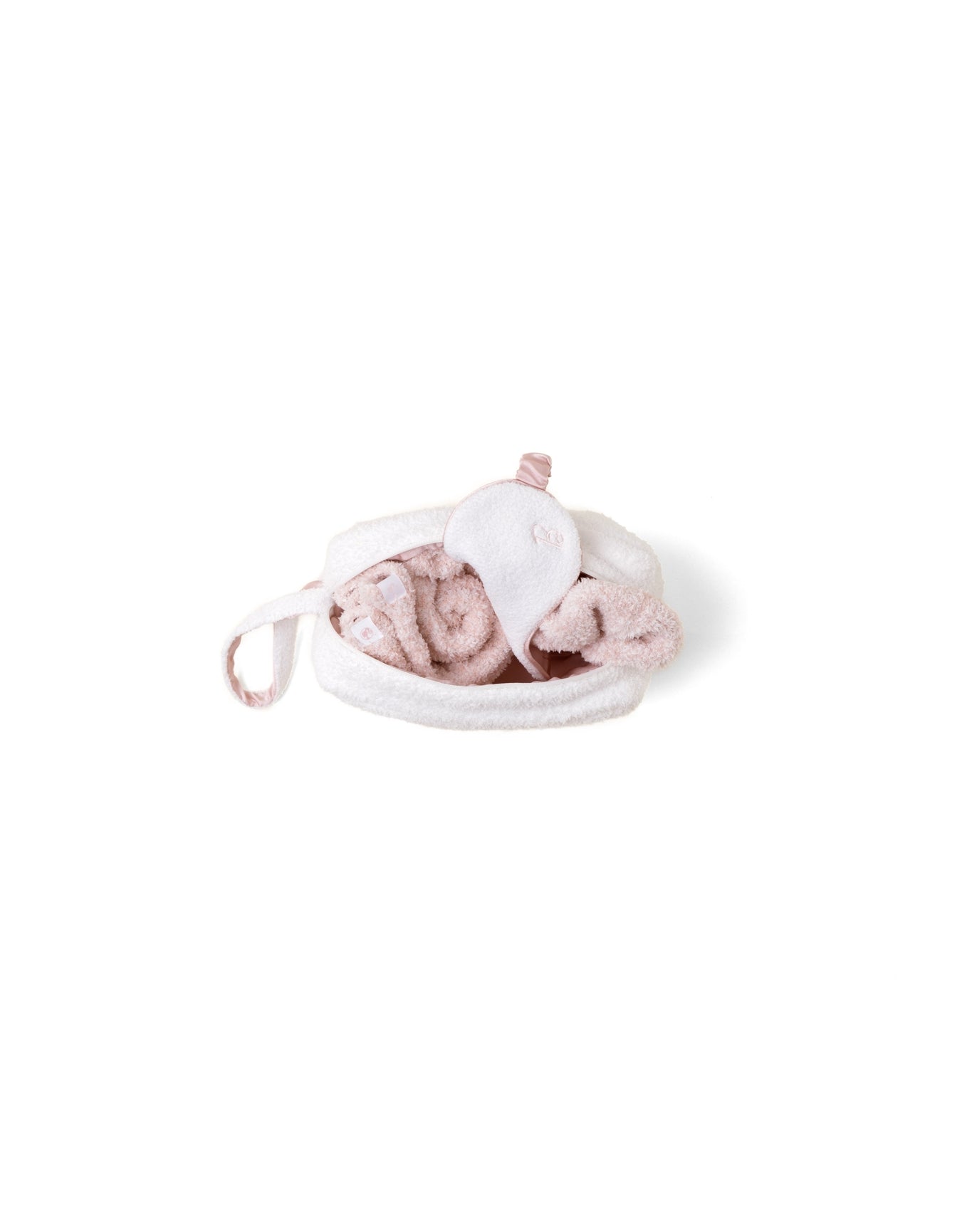Women | Cozychic Barbie Eyemask, Scrunchie, Sock Set | Sea Salt-Dusty Rose