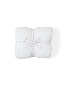 Women | Cozychic Diamond Weave Blanket Scarf | Pearl