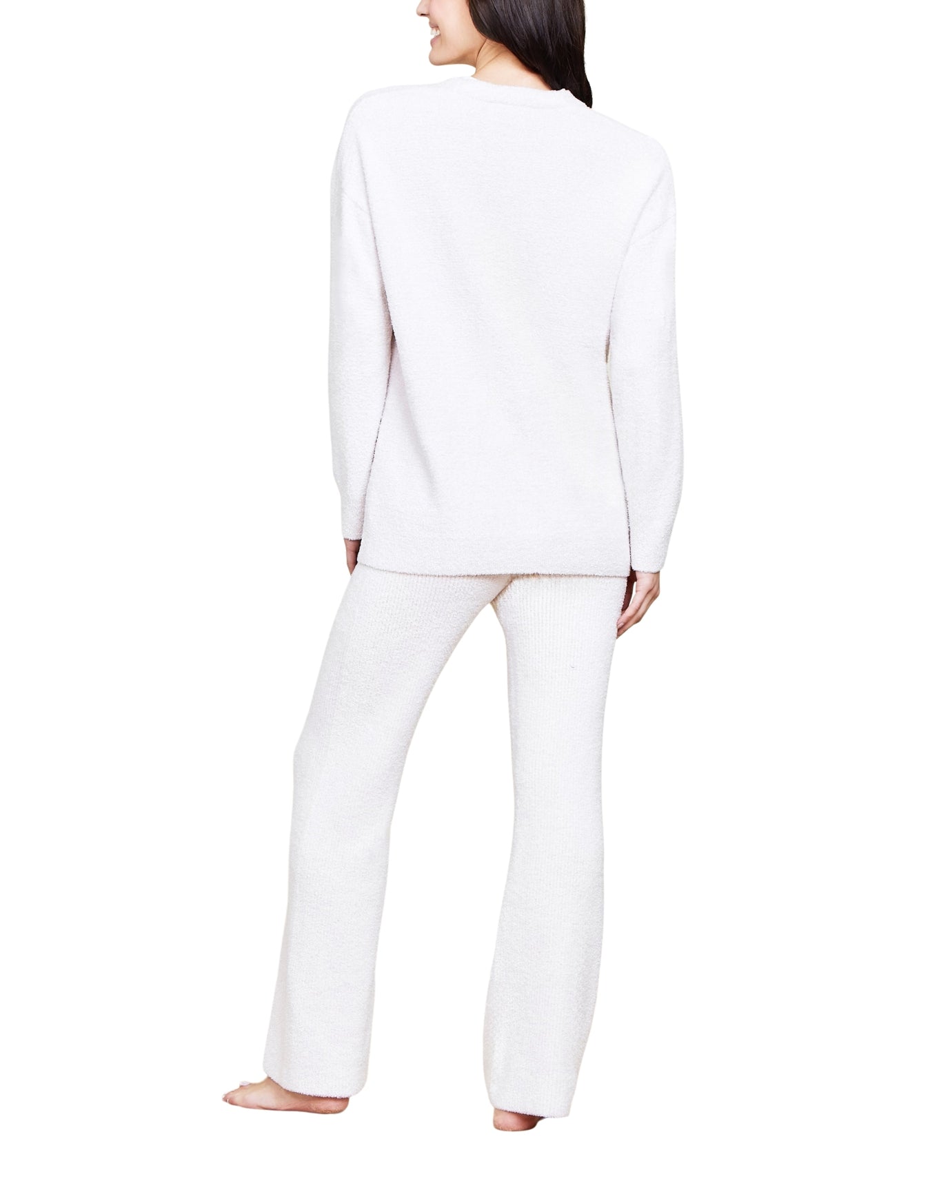 Women | Cozychic Lite Contrast Rib Pocket Cardigan | Primrose-Pearl