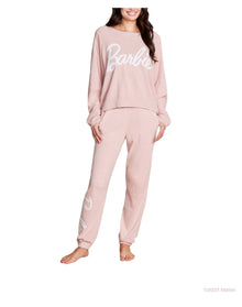 Women | Cozychic Ultra Lite Barbie Pullover | Dusty Rose-White