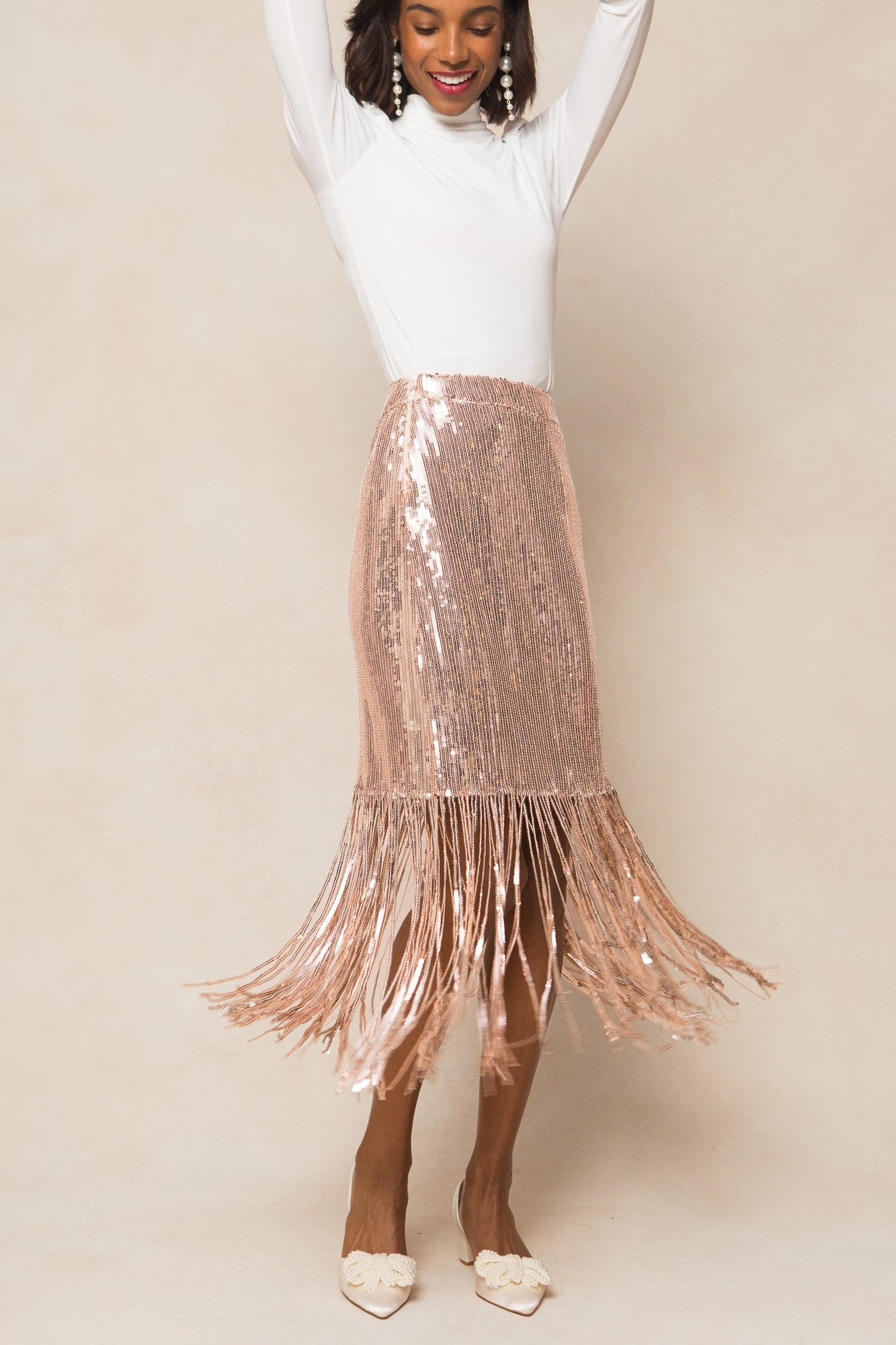 Women | Ethereal Skirt | Gold