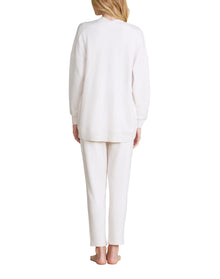 Women | MC Brushed Fleece Sweater Mix Cardigan | Sand Dune