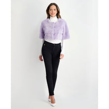 Women | Mink Bolero | Violet