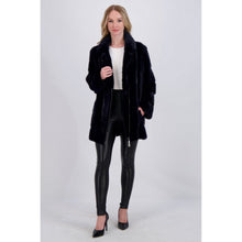 Women | Mink Jacket | Navy