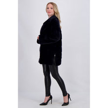 Women | Mink Jacket | Navy