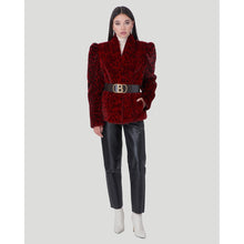 Women | Mink Jacket | Red Lprd Print