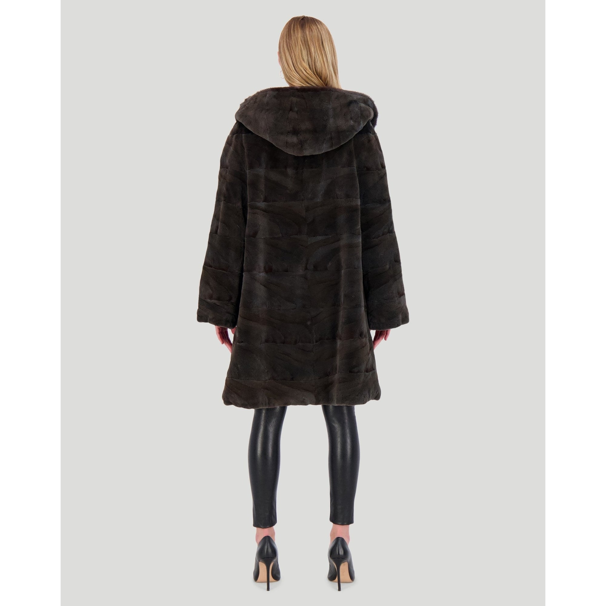 Women | Mink Sections Parka | Aurora