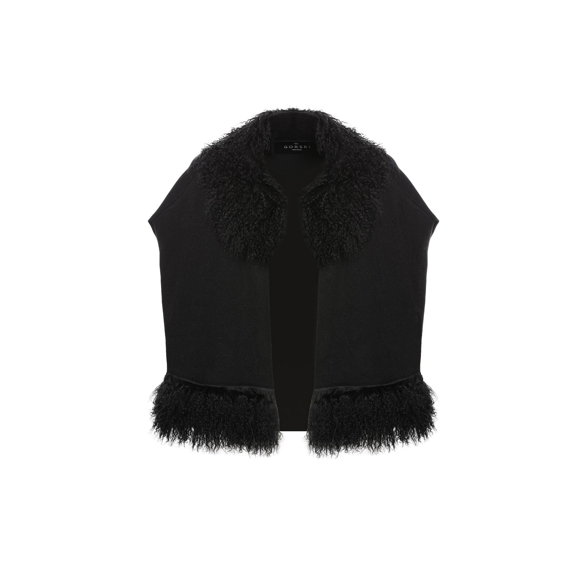 Women | Select Lamb Shawl | Black