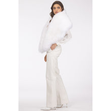 Women | Select Lamb Stole | Bleached White