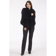 Women | Select Mongolian Lamb Vest | Navy