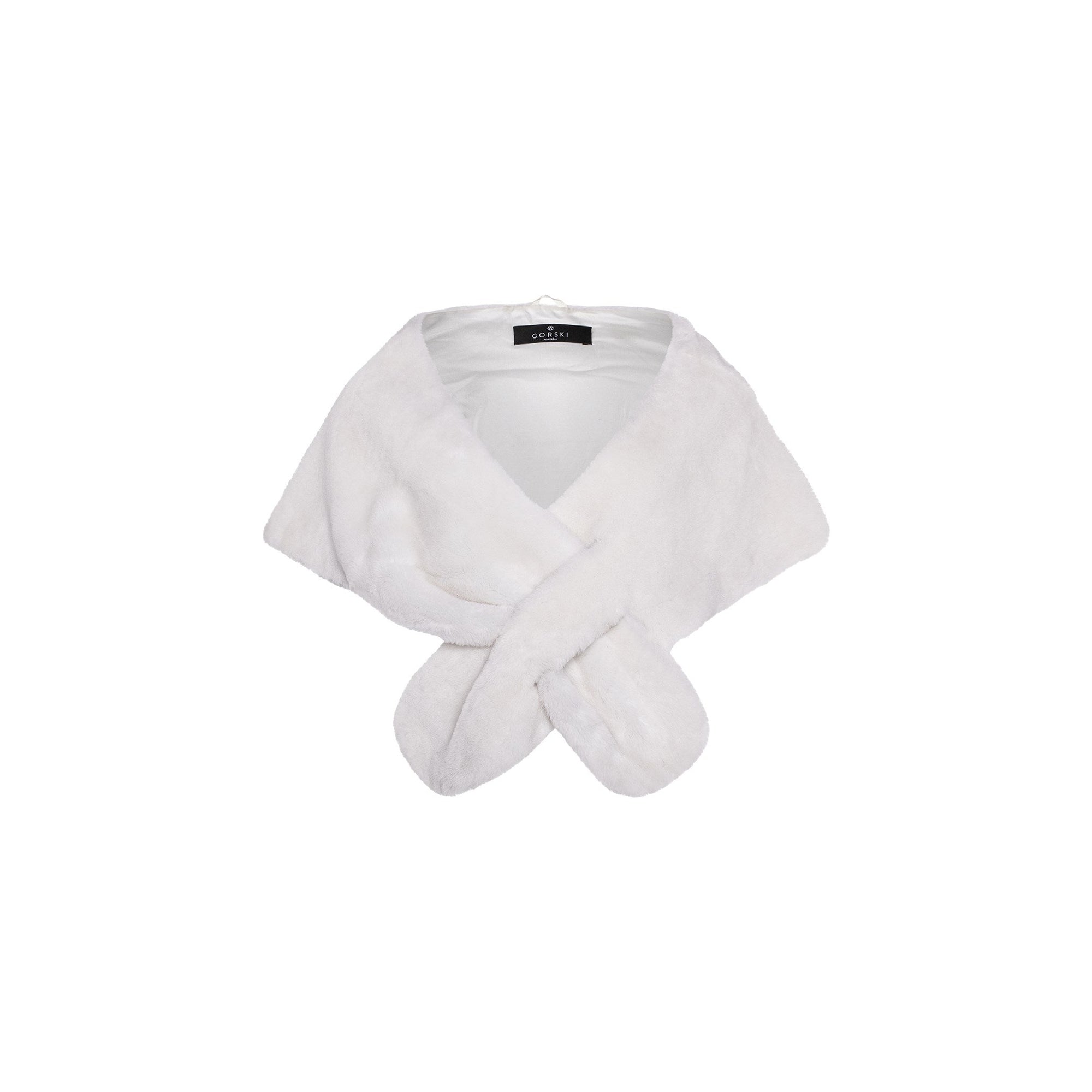 Women | Select Shearling Lamb Stole | White