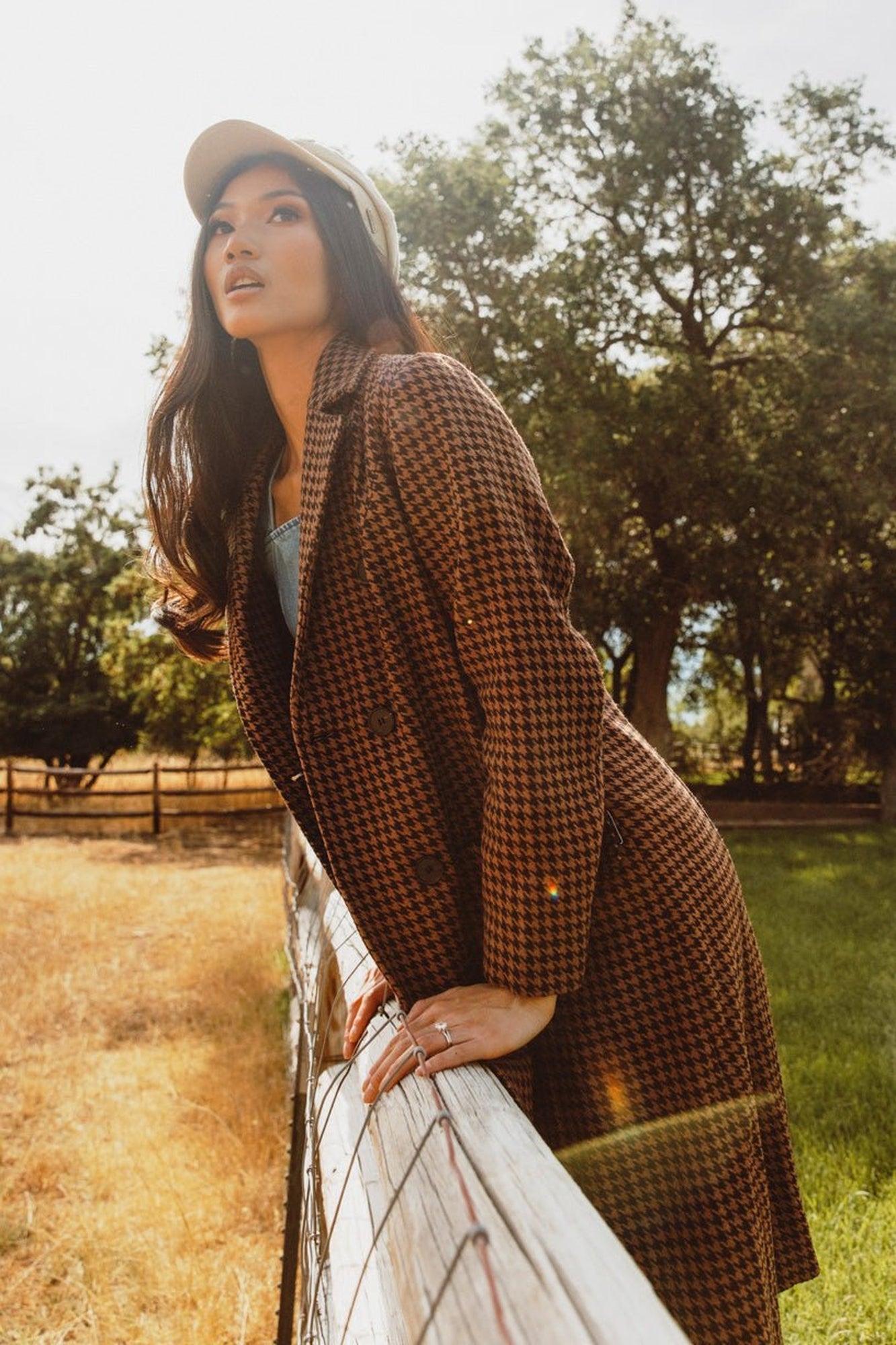 Women | Tabitha Coat | Brown x Multi