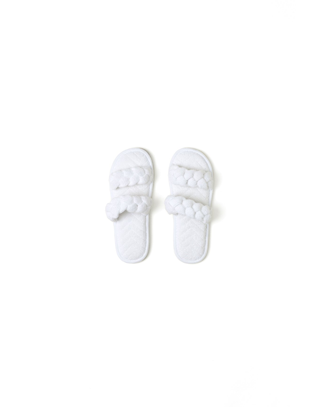 Women | Towelterry Braided Slipper | Sea Salt