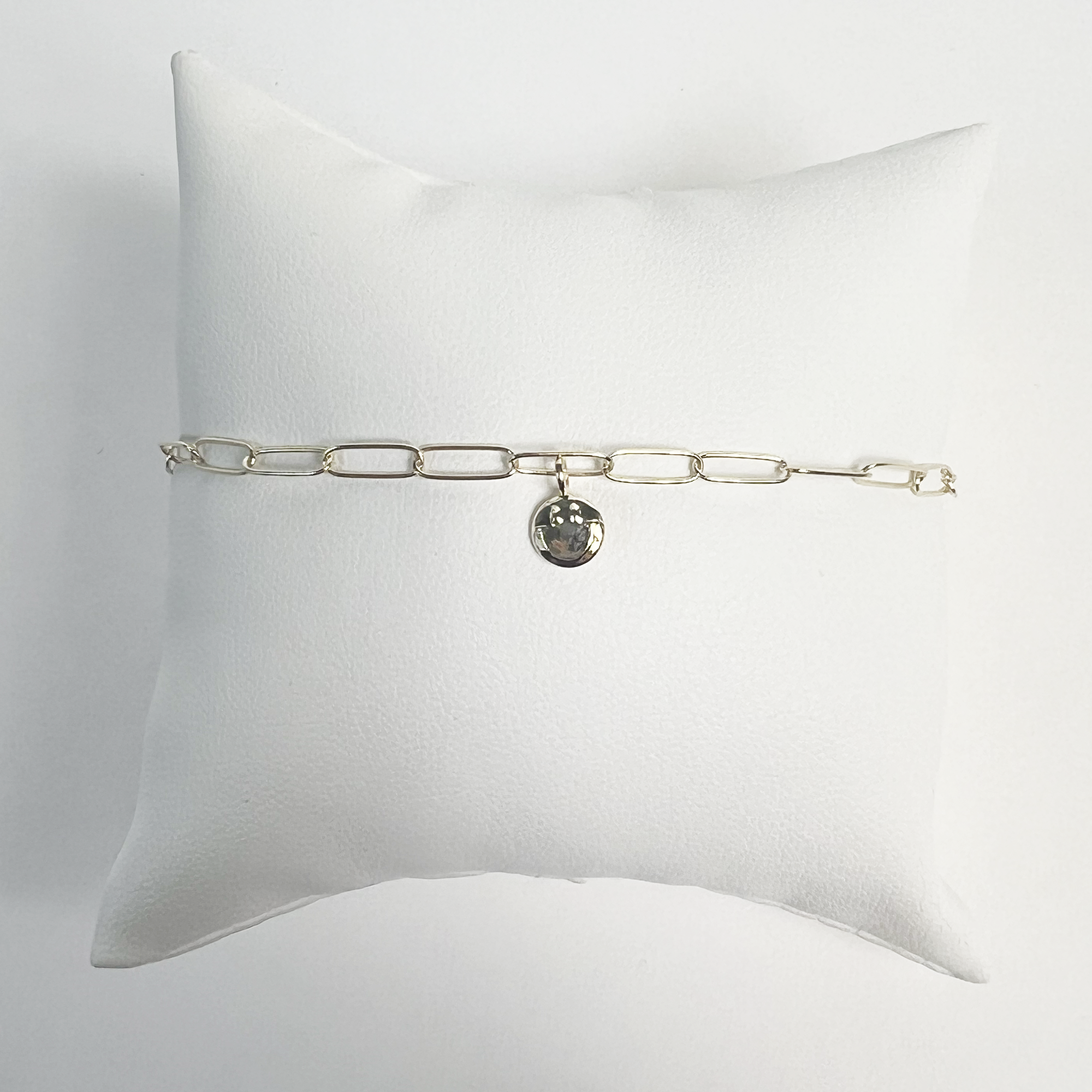 Get Happy Paperclip Bracelet | 10K Yellow Gold