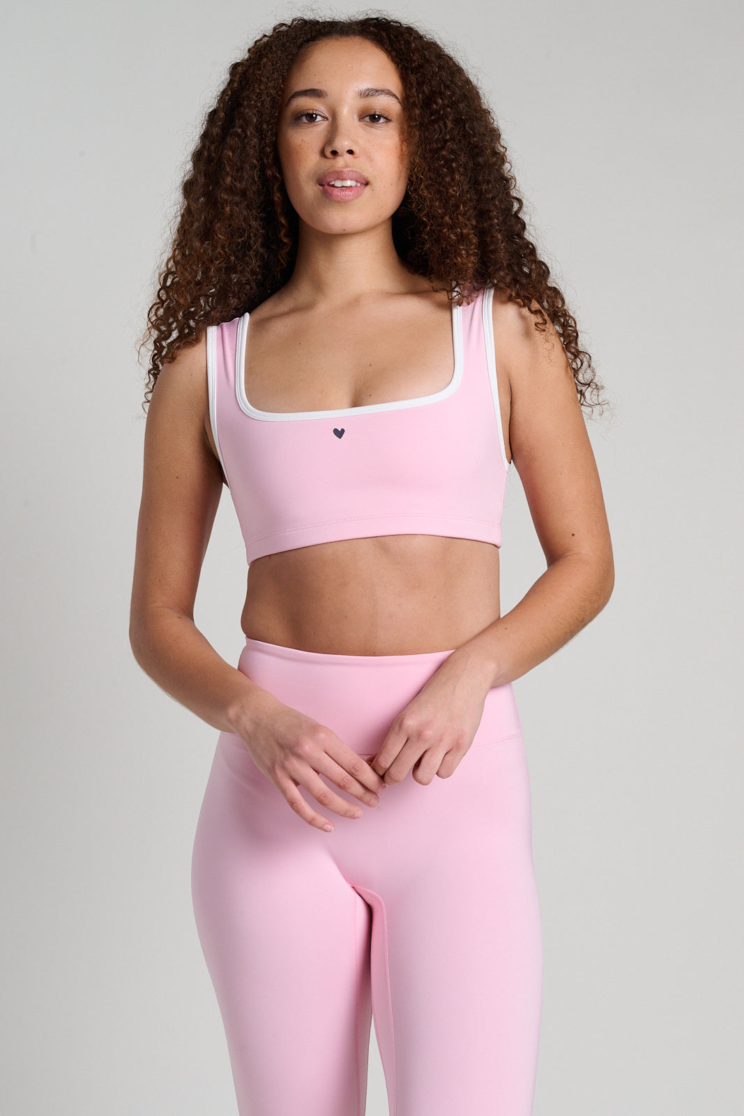 Year of Ours | Recycled Contrast Staple Bra | Strawberry Cream