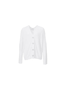 Youth | Cozychic Lite Cable Button Cardi | Pearl