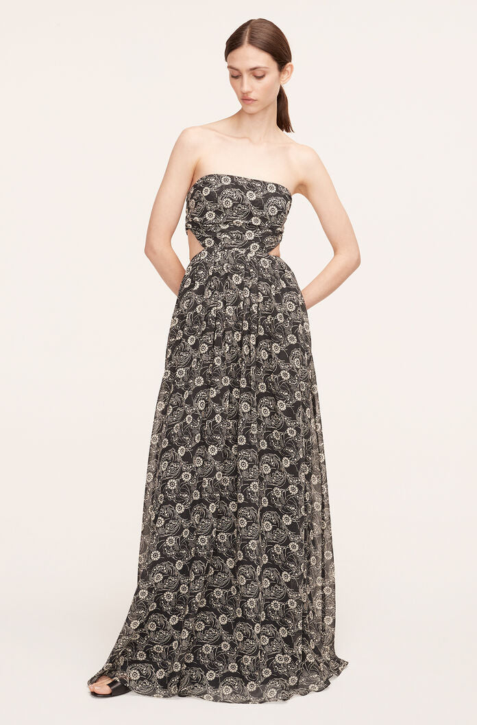 Monarch Fleur Whisper Front Dress | Monarch Fleur Black Combo