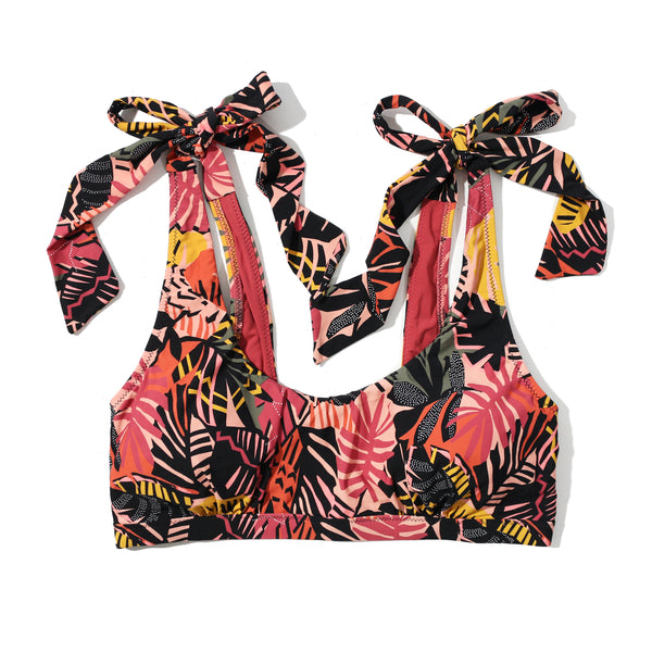 Swim Scoop Bikini Top | Palm Springs (Beige)