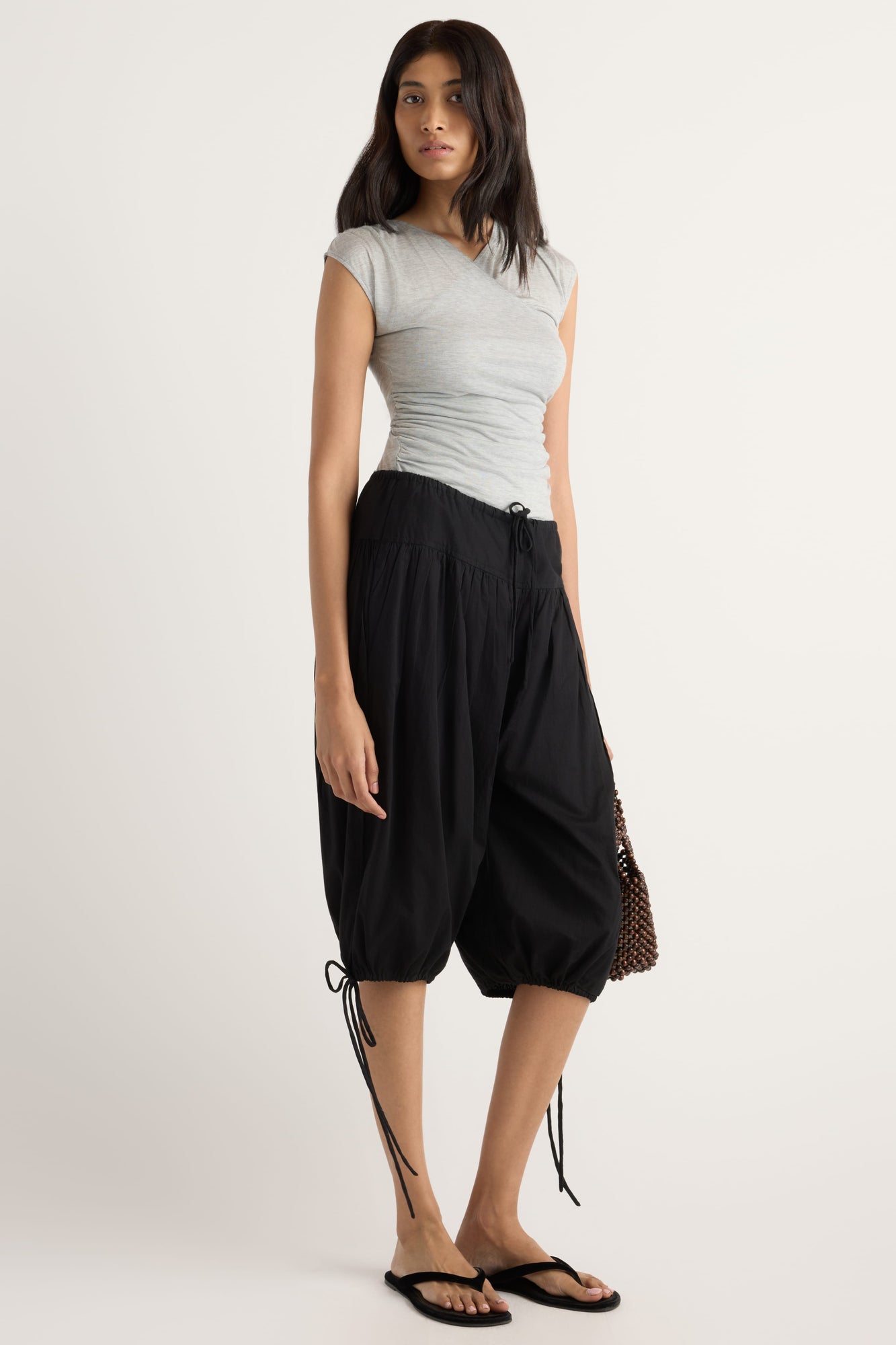 Arya | Aayat Wide-Leg Balloon Short in Size Small
