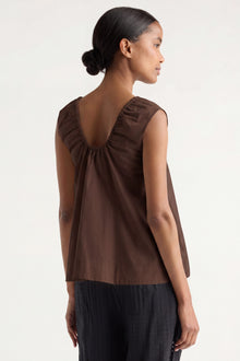Isilda | Abby Organic Cotton U-Neck Top in Size Extra Small