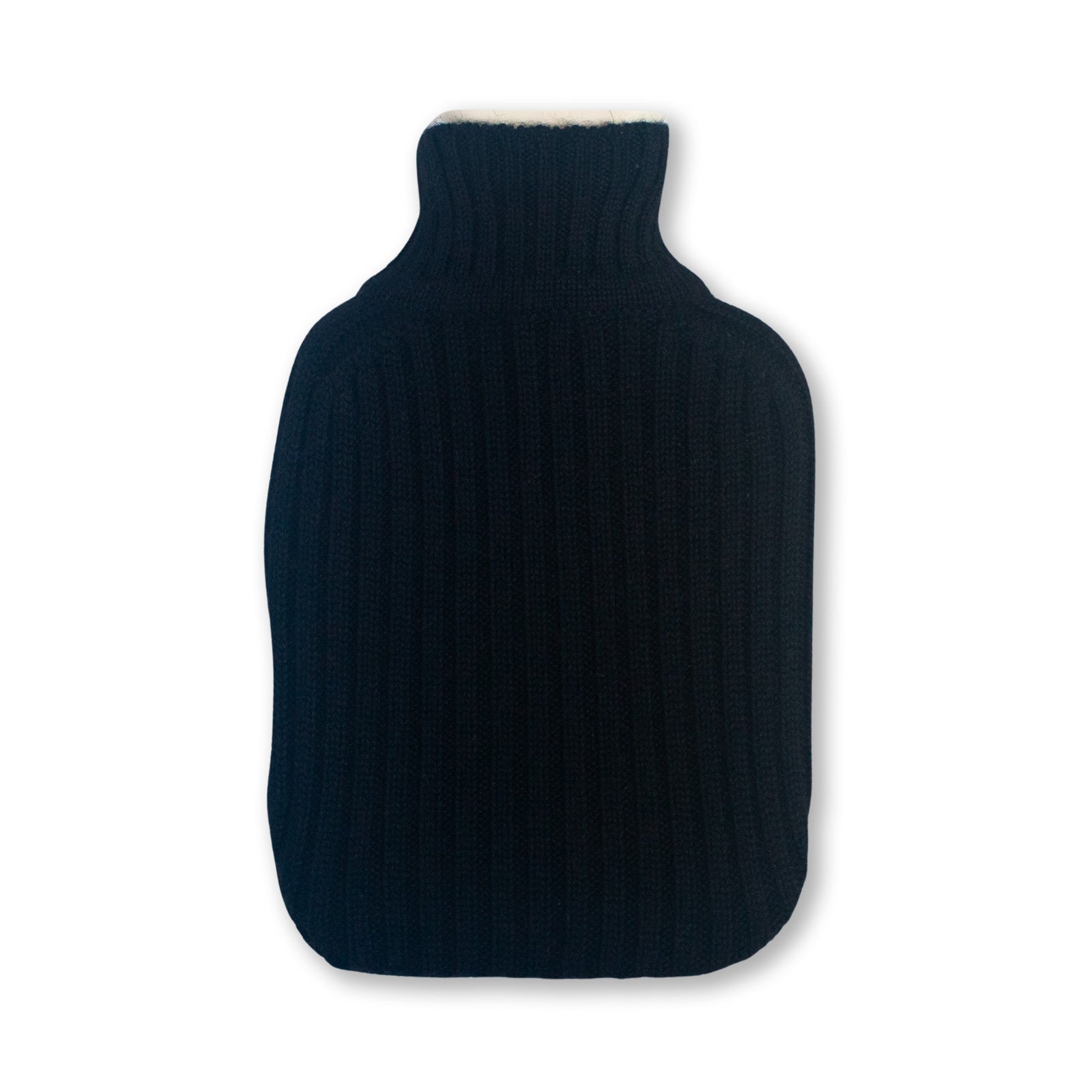 Ribbed Hot Water Bottle | Black