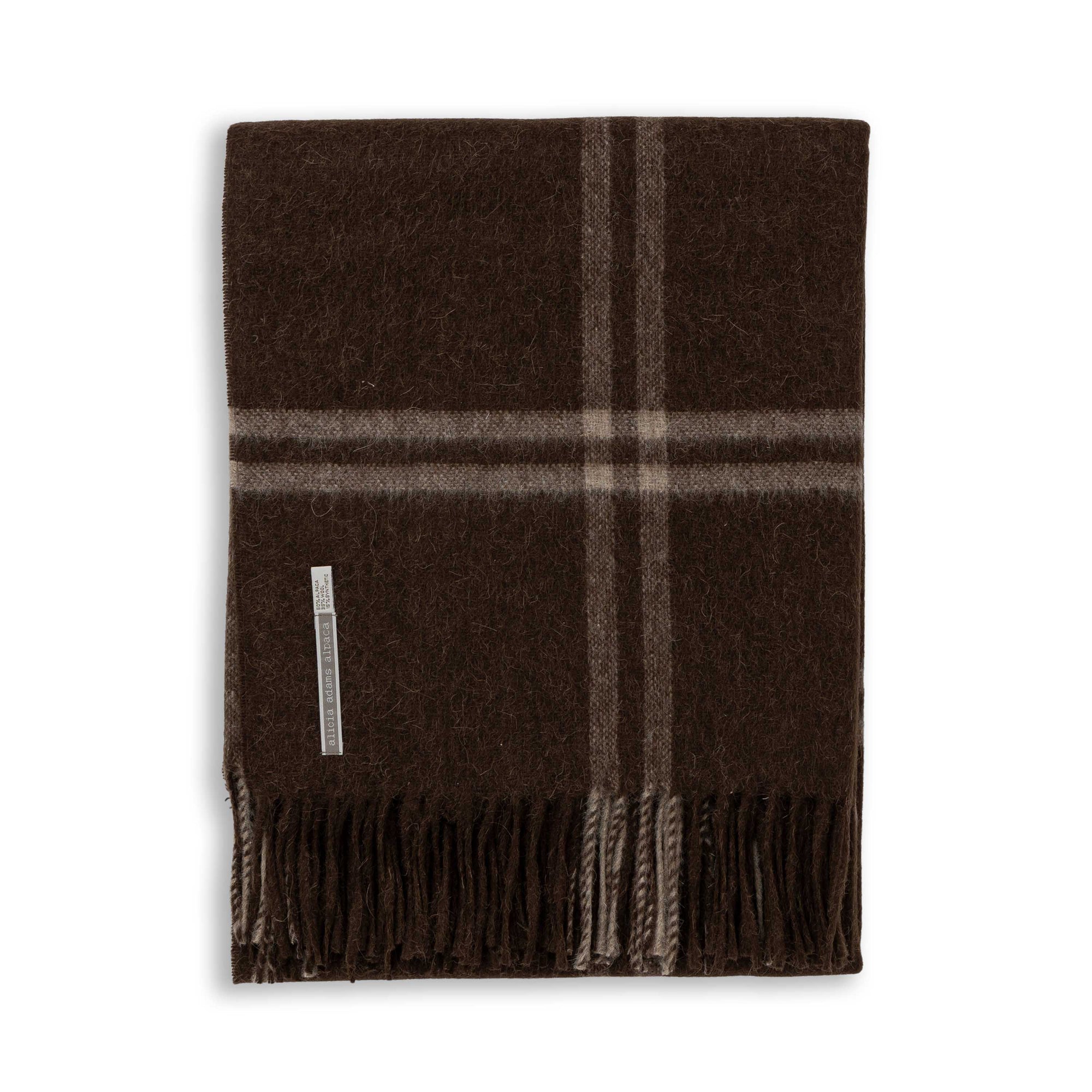 Unisex | Geneva Wrap | Chocolate / Light Taupe