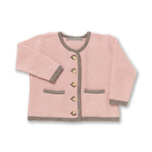 Salzburg Cardigan | Light Pink/Taupe