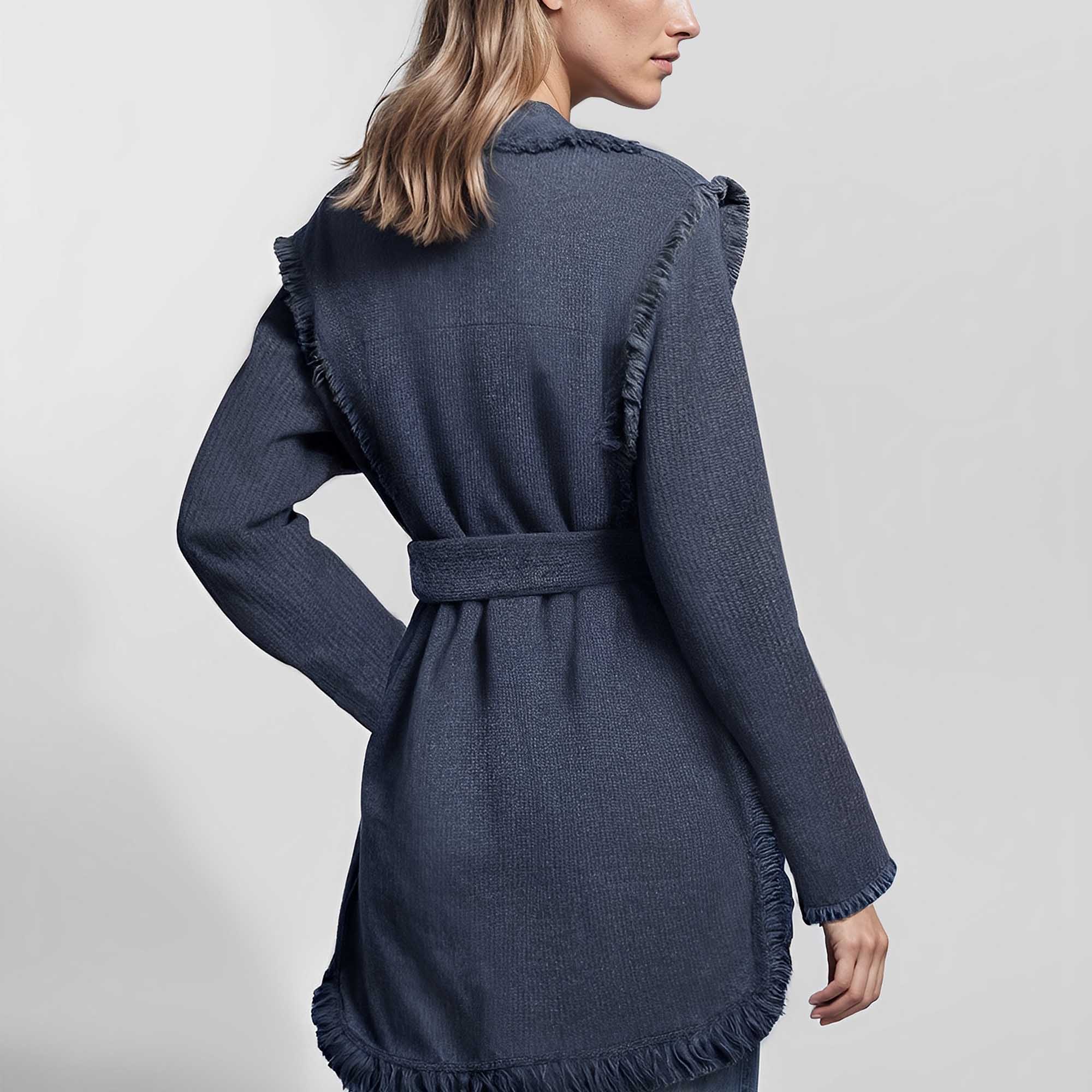 Hacienda Cardigan | Denim Blue
