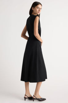 Karolina | Agnes Twist-Drape Jersey Dress in Size Extra Small