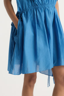 Isilda | Akemi Tie-Shoulder Organic Cotton Dress in Size Extra Small