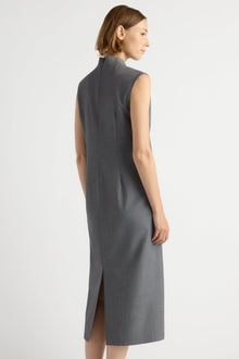 Mali | Amara Gathered-Neck Drape Dress in Size Small
