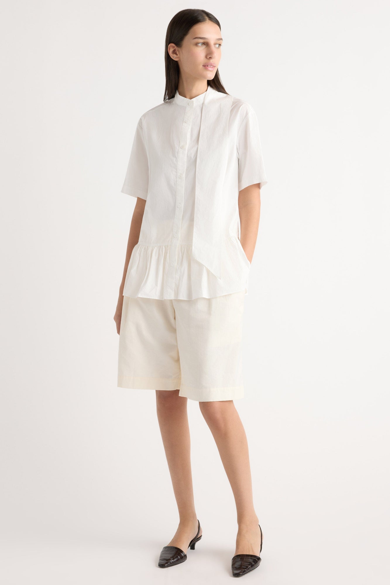 Karolina | Arlo Cotton Bermuda Short in Size Extra Small