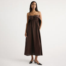 Isilda | Astrid Organic Cotton Foldover Dress in Size Extra Small