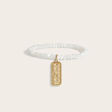 11:11 Mother of Pearl Beaded Bracelet | 14K Yellow Gold Vermeil