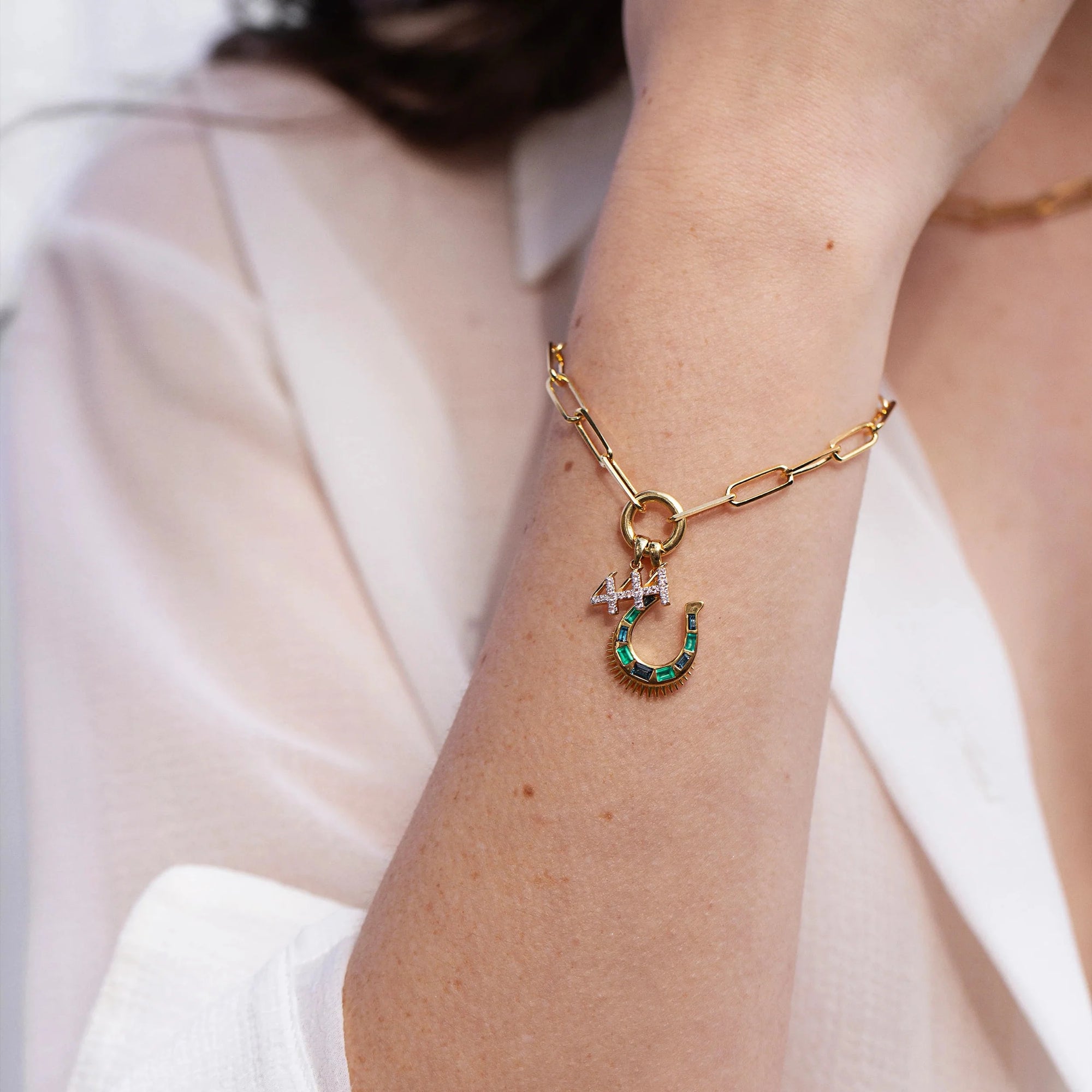 Lucky Charm Bracelet | 14K Yellow Gold Vermeil