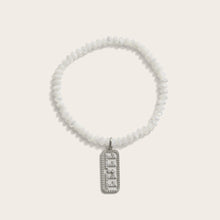 11:11 Mother of Pearl Beaded Bracelet | Sterling Silver