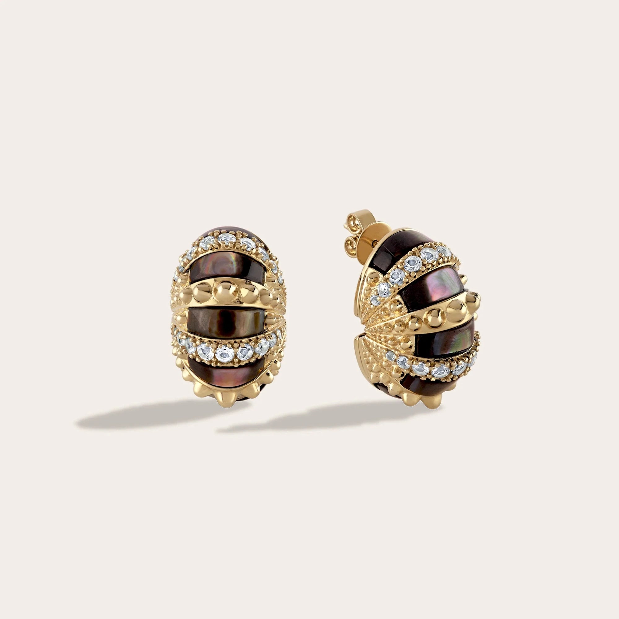 Sea Urchin Statement Studs | 14K Yellow Gold Vermeil