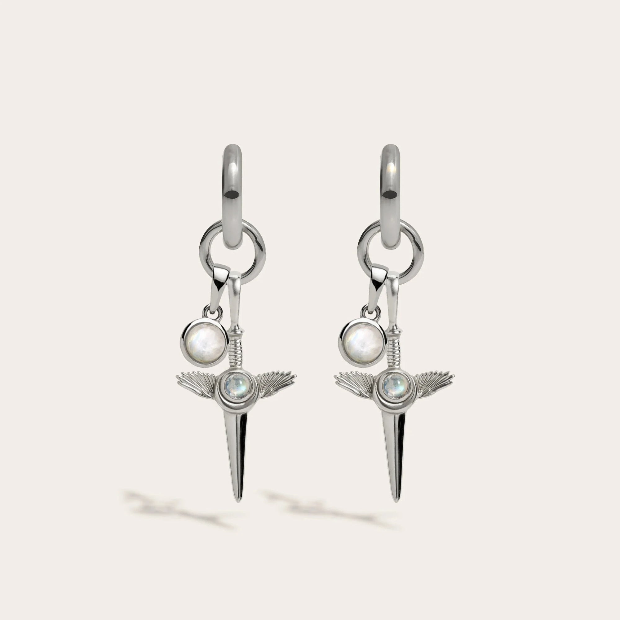 Blood Moon Rising Earring Set | Sterling Silver