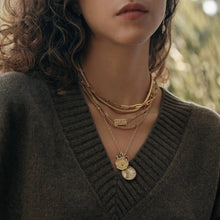 Celestial Mother of Pearl Necklace | 14K Yellow Gold Vermeil