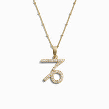 Gemstone Zodiac on Saturn Chain | 14K Yellow Gold Vermeil