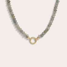 Gemstone Bead Charm Collector | 14K Yellow Gold Vermeil | Multi