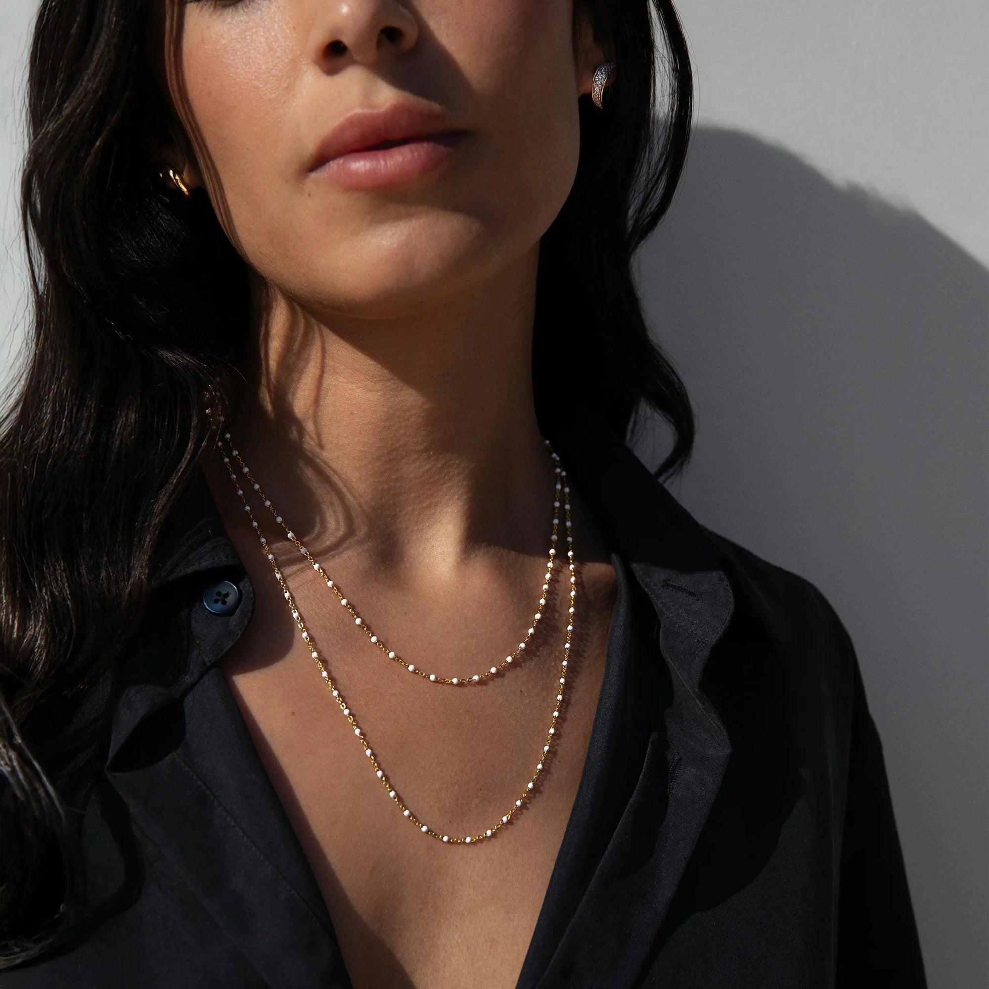 Pop Of Color Necklace | 14K Yellow Gold Vermeil
