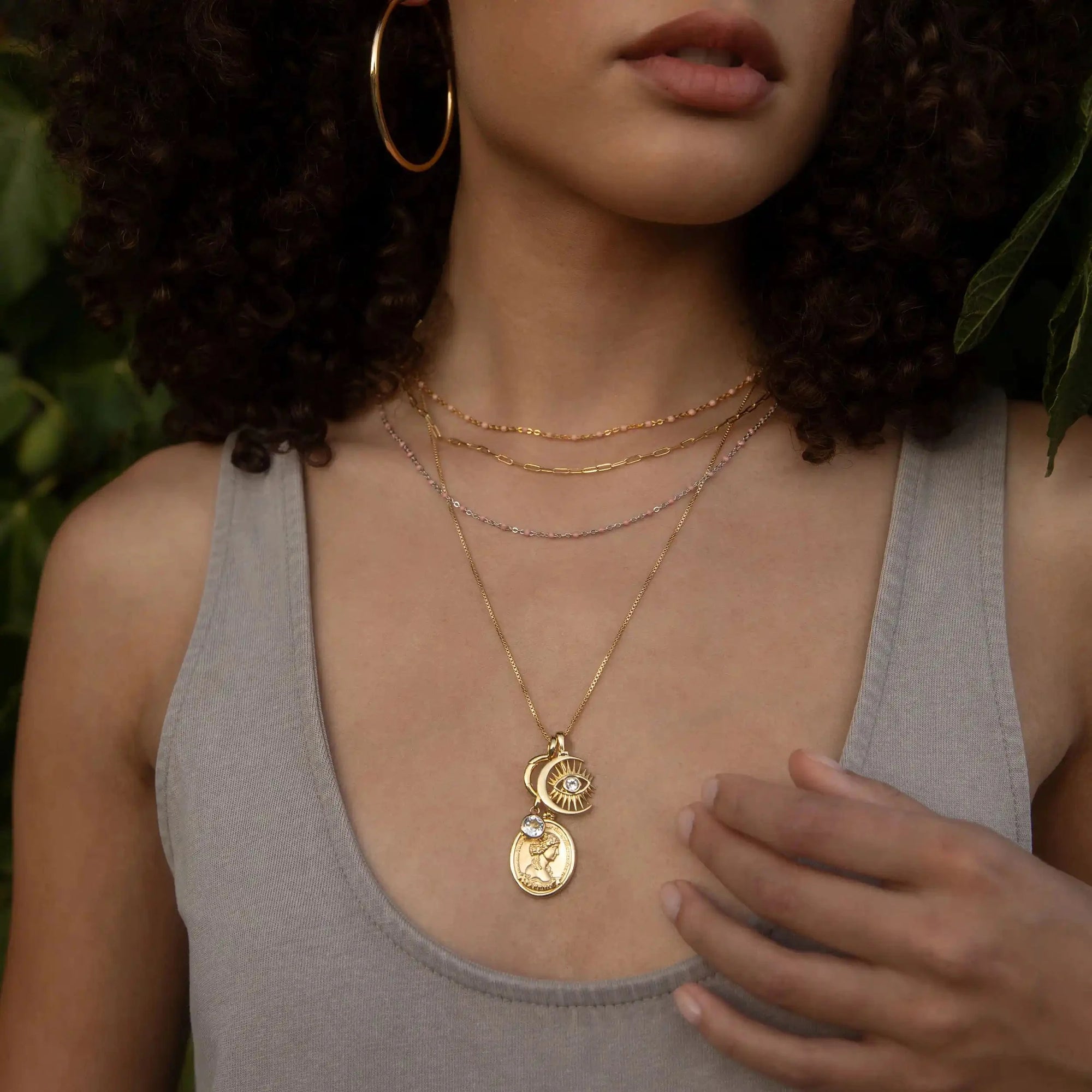 Pop Of Color Necklace | Sterling Silver